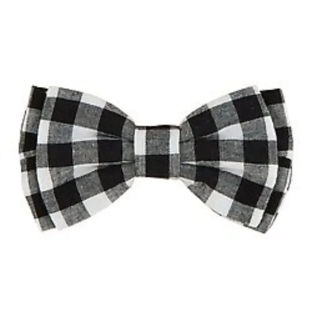 ❤️NWT❤️ Pet Bow Ties - Black Buffalo Check